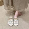2025 Summer New Lazy Shoes Women's Low-top Bag Head Half Slippers Fisherman Shoes Summer Wear Single Shoes Women