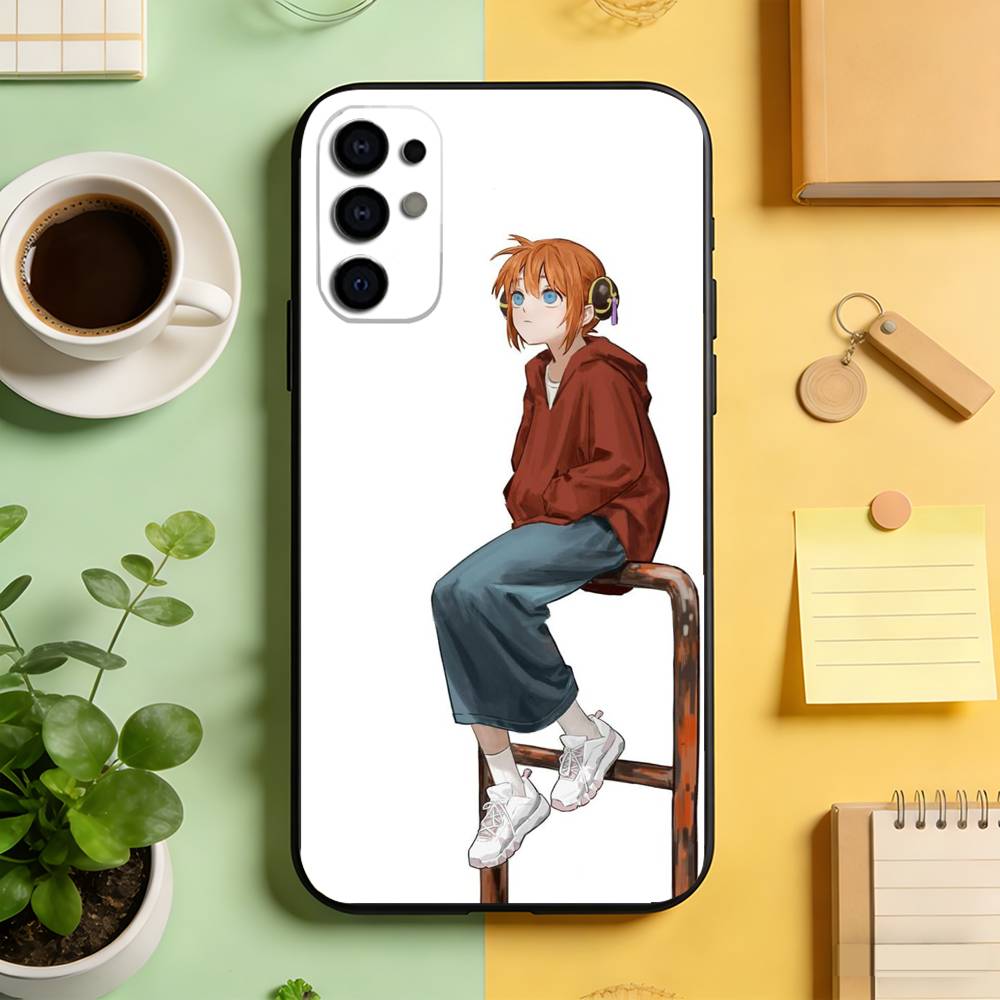 

Gintama Kagura Phone Case For Samsung S25,S24,S21,S22,S23,S30,Ultra,S20,Plus,Fe,Soft Silicone Black Cover Samsung S21Ultra