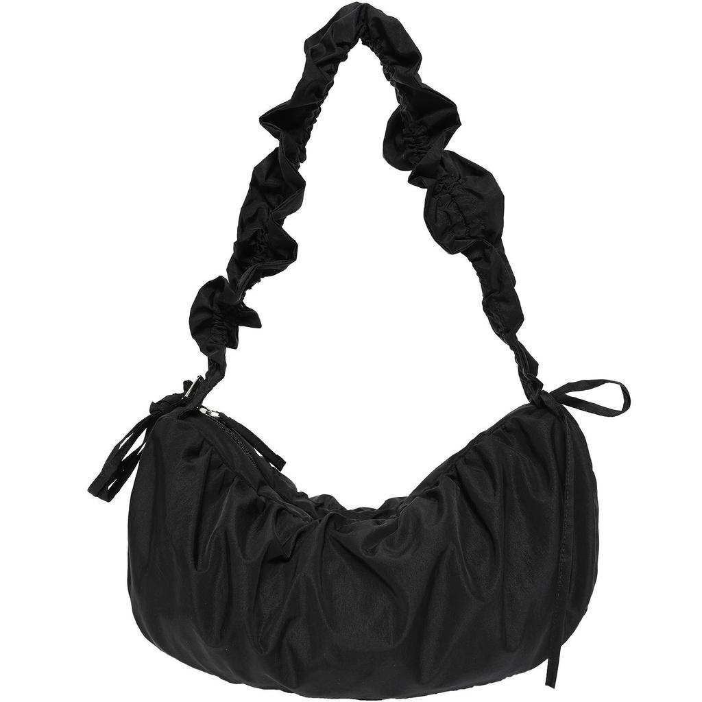 Gefaltete Wolken Koreanische Nischen Crossbody-Tragetasche, Große Kapazität Damen Knödeltasche