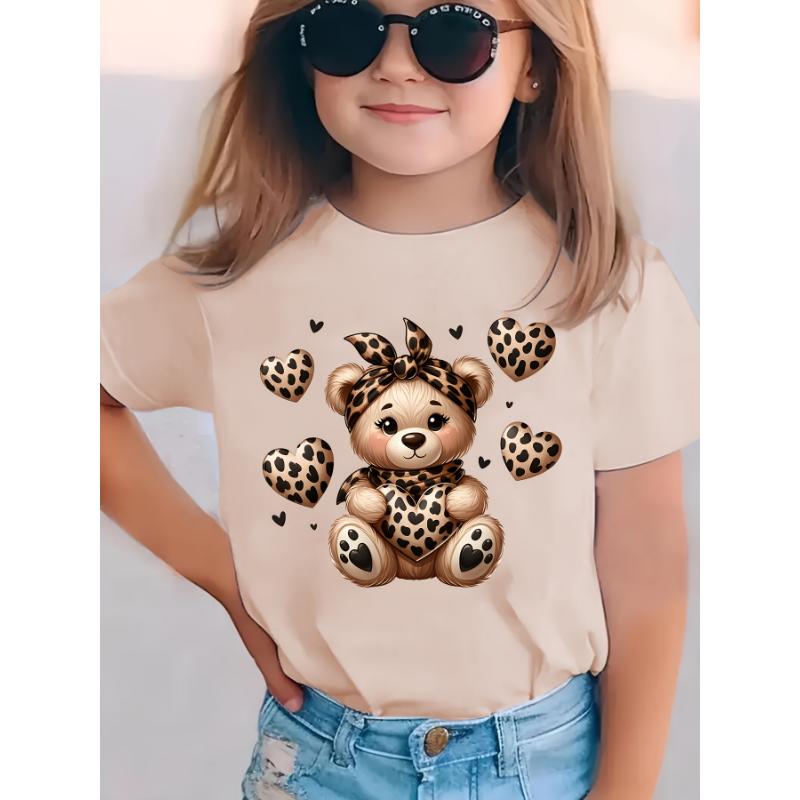2026 New Hot KPop Demon Hunters Child Short Sleeve T-shirt Anime Character Print Tees Boys Girls Casual Tops Birthday Gift