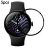 5er-Pack Gebogene 3D Komposit Weiche Displayschutzfolie für Google Pixel Watch 5 41mm