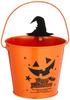 Tin Bucket HW Black Halloween Felt with Clips-S (6pcs) BHW-BBKS