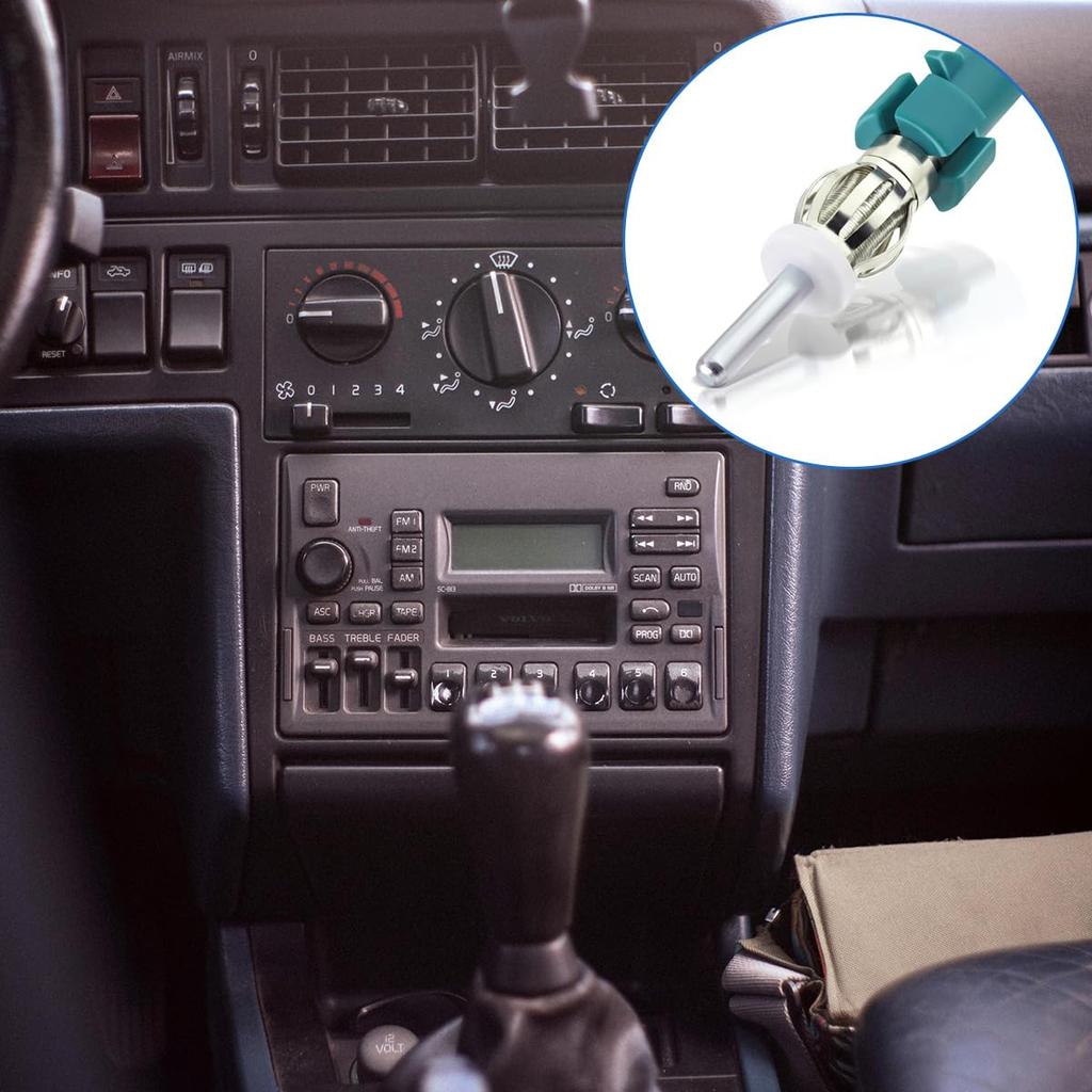 DAOKAI Fakra To DIN Adapter, FM/AM Radio Antenna Adapter for