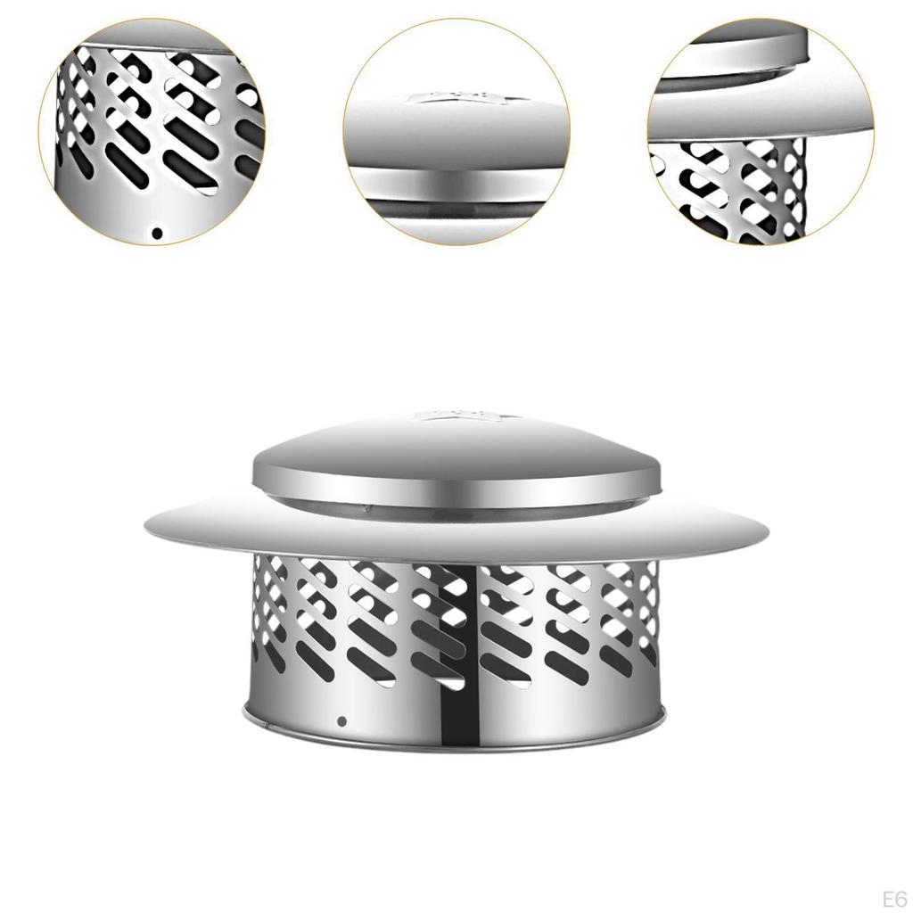 Schornsteinkappe, Dachentlüftungskappe, Schnee- und Staubschutz für Töpfe, Atmungsaktive Kappe, Schornsteinabdeckung