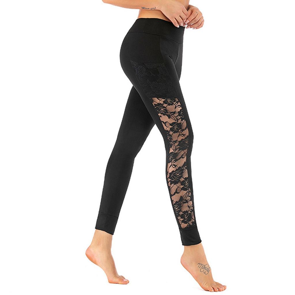 Buy Fashion Women Lace Skinny Yoga 