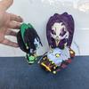 12Cm Stuffed Cute Freak Anime Game Circus Character Pierrot / Harlequin And Jester Cartoon Plush Toys Bag Keychain Plushie Doll