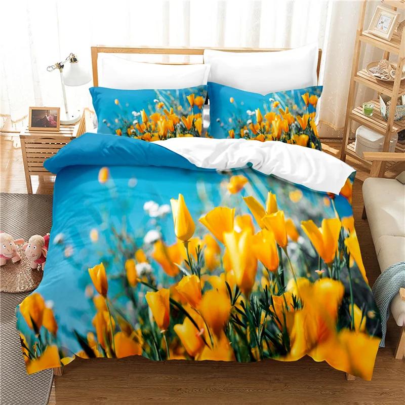 Black And White Milk Pattern Bedding Set Simple Style Soft And Comfortable Duvet Cover Set 3-Piece Children's Duvet Cover Set