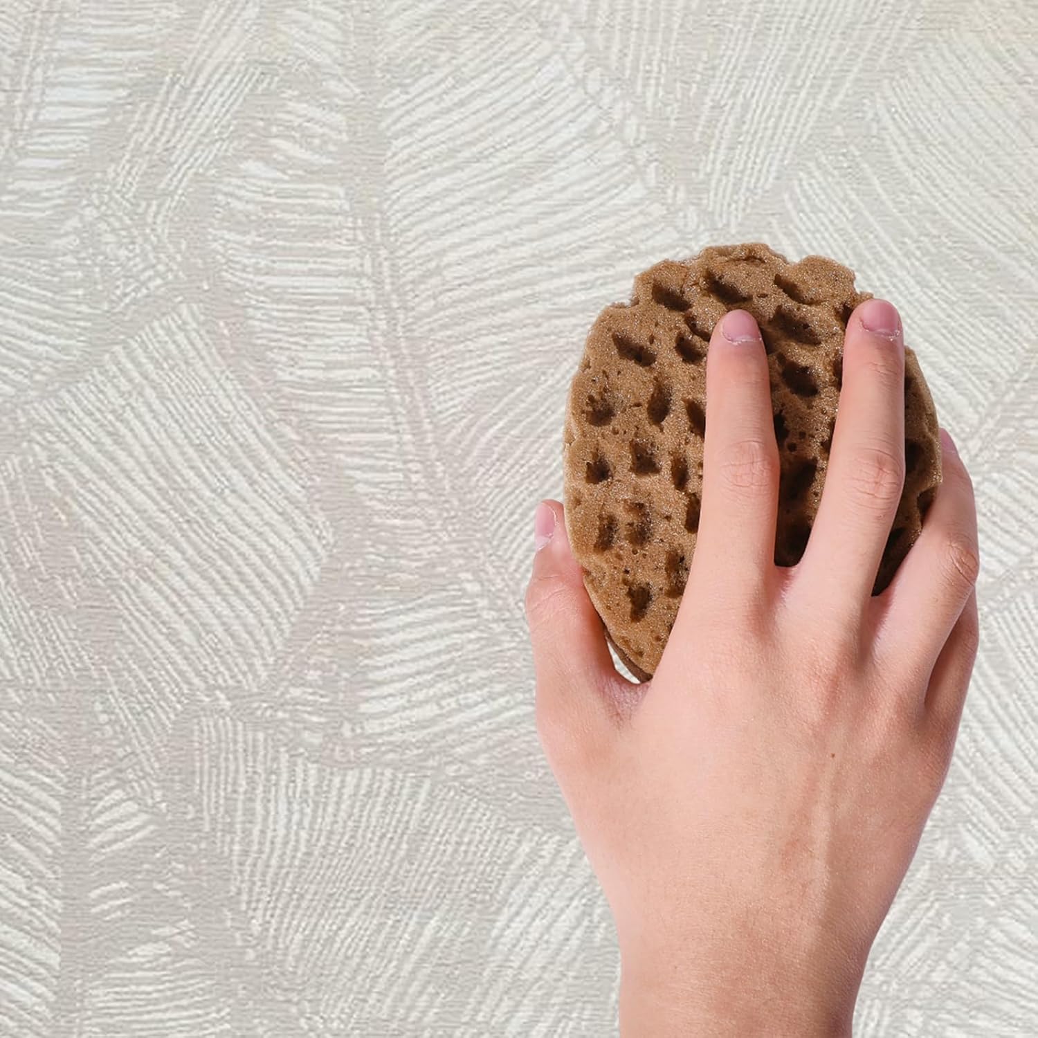 CHGCRAFT 2 шт. 2 стиля Морские губки для художников, губка для рисования, губка с текстурой «knockdown» для текстурного ремонта, DIY, покраска потолка, стен дома