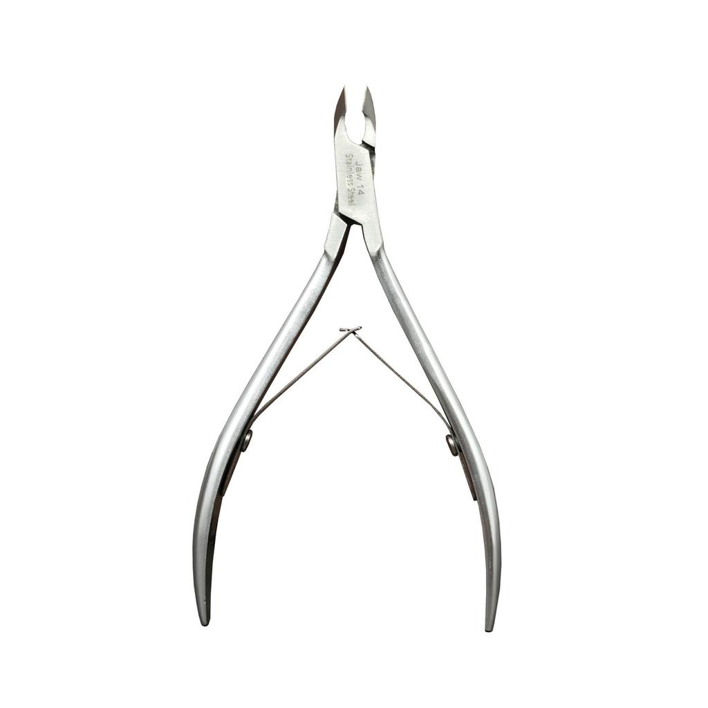 Cuticle Nipper Professional Stainless Steel Cuticle Clipper Nail Tool with 4 Inch Handle for Nail Care Easy To Cut