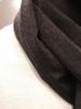 Basso Homme Men's Charcoal Herringbone 100% Cashmere Muffler