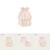 Girl Summer Flower Pattern Sleeveless Shorts Set For Kids 3 To 8 Years