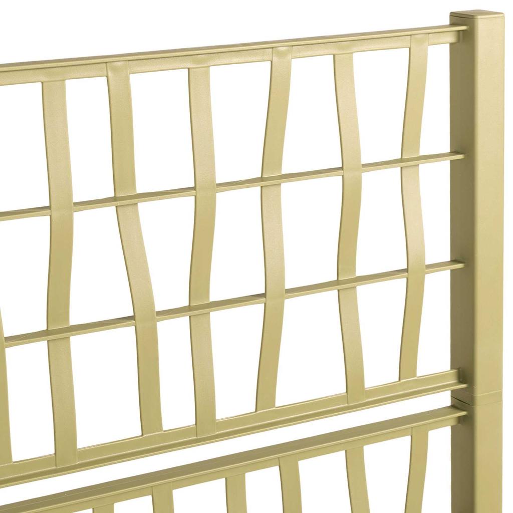 Garden Planter with Trellis Green 80 X 36 X 140 Cm PP