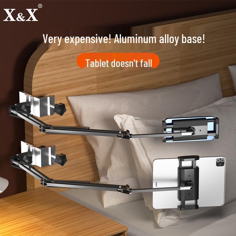 Adjustable Bedside Phone & Tablet Holder for Streaming & Overhead Shots