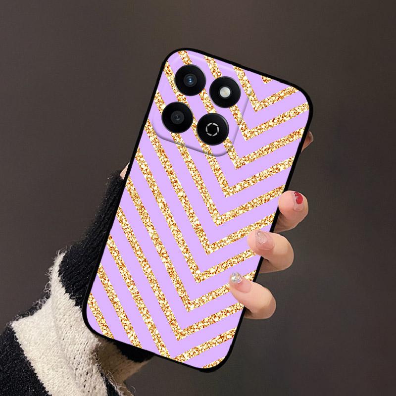 For Honor 200 Smart Case Luxury Fashion Painted Soft Protective Silicone Cases For Honor X7C Back Cover Phone Shell Fundas Coque