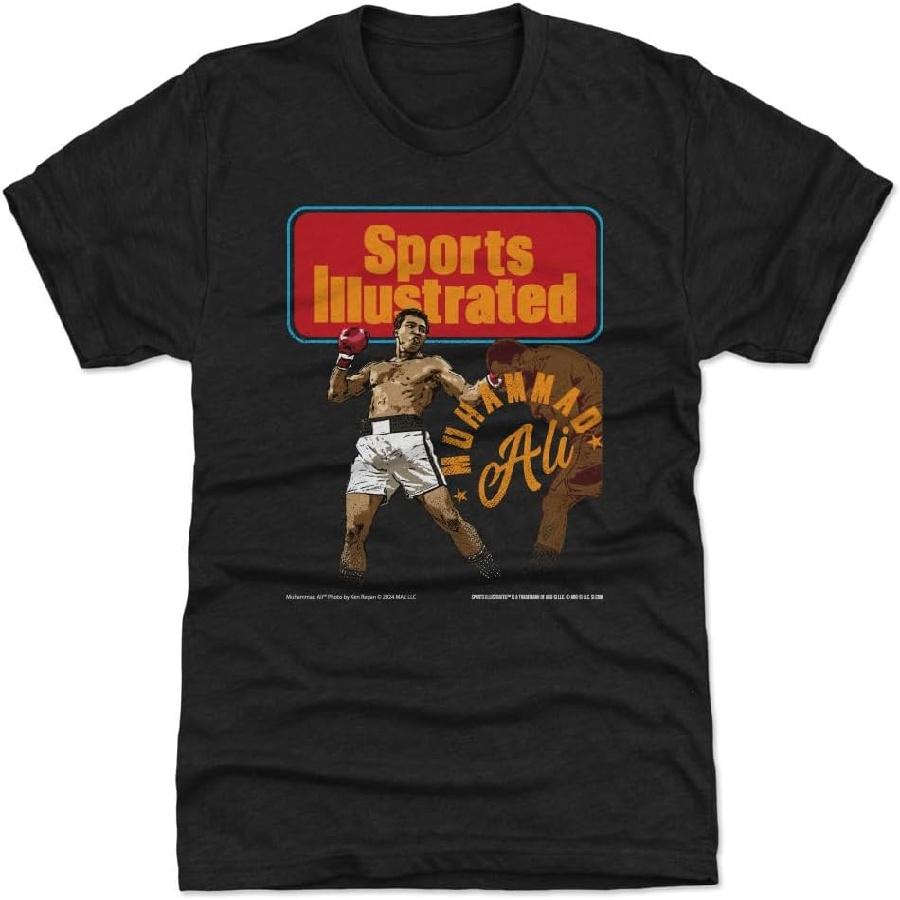 500 LEVEL Muhammad Ali Men s Premium T-Shirt - Muhammad Ali Sports Illustrated Uppercut XXXXXL чёрный