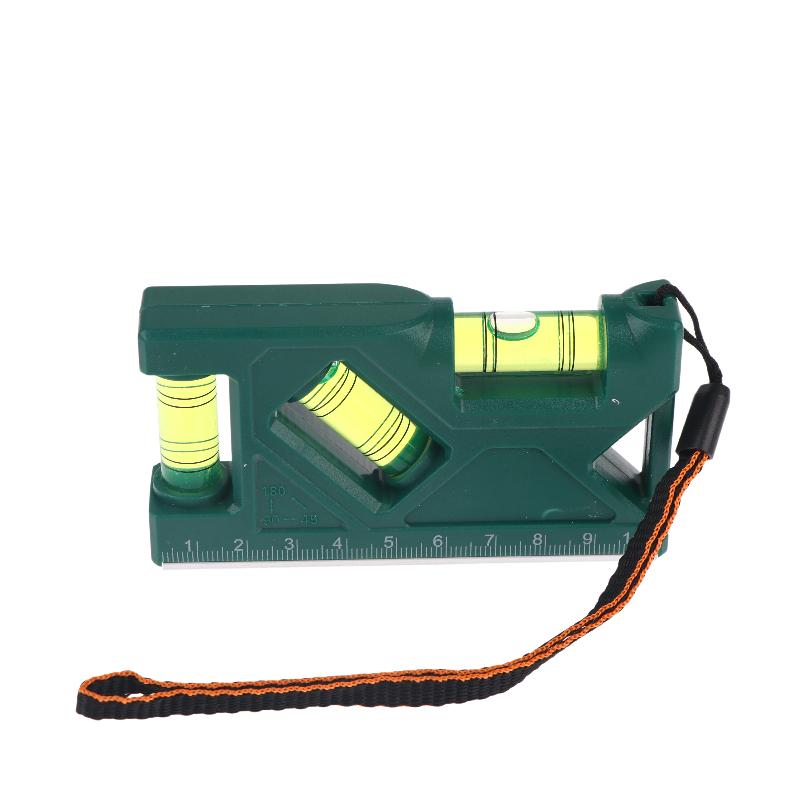 1Pcs Home Portable Magnetic Level Gauge Mini Level Gauge High-Precision Horizontal Vertical Measure Metric Ruler Protractor