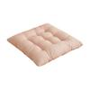 Seat Cushion with High Elasticity Thick Filling Anti-Slip Design Square Solid Color Style Chair Cushion Autumn Winter Chair Pad
