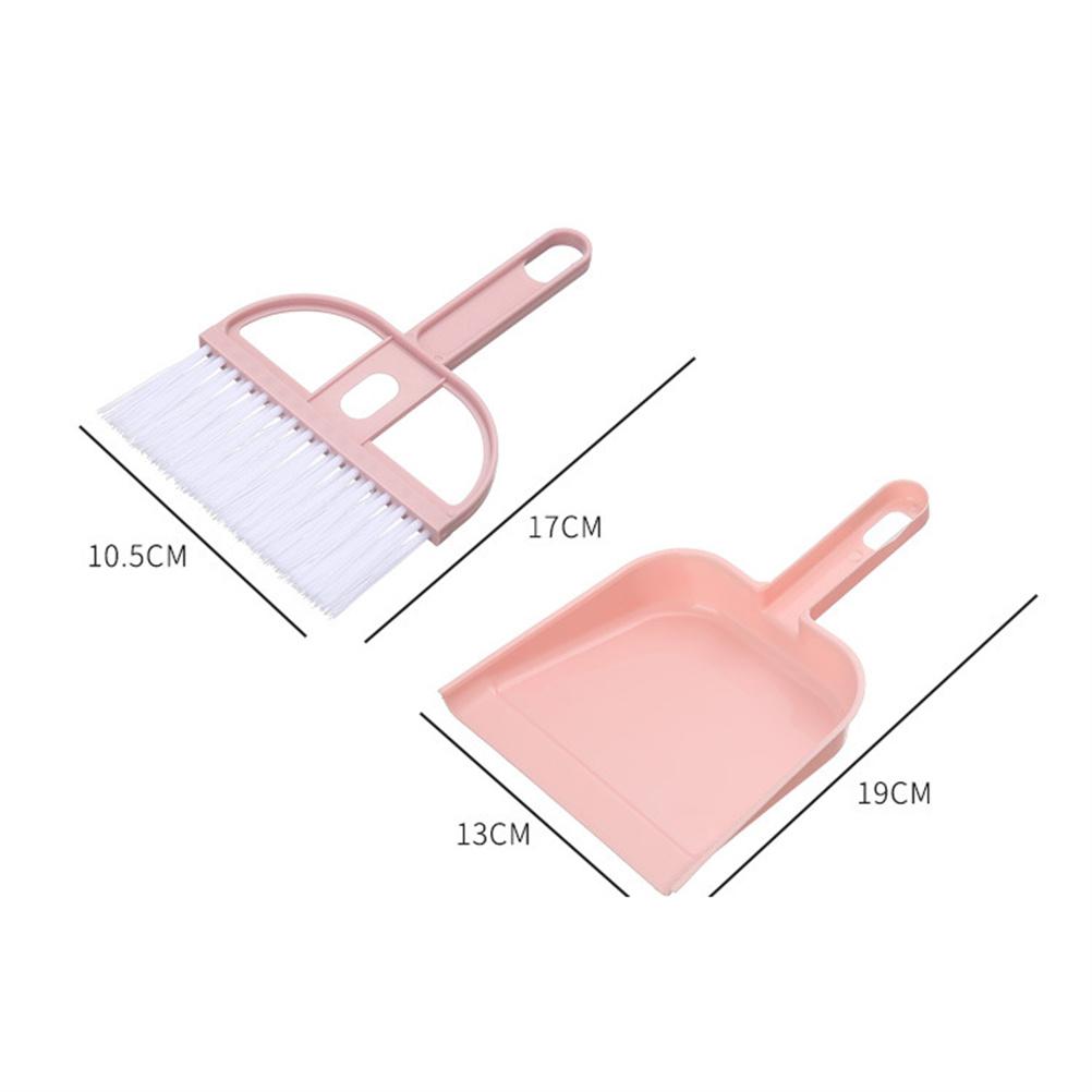 Mini Cleaning Brush Small Broom Dustpans Set Desktop Sweeper Desktop Cleaning Tool for Computer Desks Shelves and