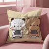 Cute B-BUBU DUDUS Cushion Cover Multi-Scene Pillow Cover for Home & Car - Reversible, Soft & Durable for Daily Use