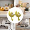 Cute Key Holder For Wall Cloud Moon Key Holder 2X Moon No Trace Adhesive Wall-Mounted Jewelry Organizer Cute For Keys Apartment