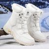 Winter New Outdoor Snow Boots Women's Medium Tube Piled Thickened High-top Large Cotton Shoes Outdoor Cotton Boots
