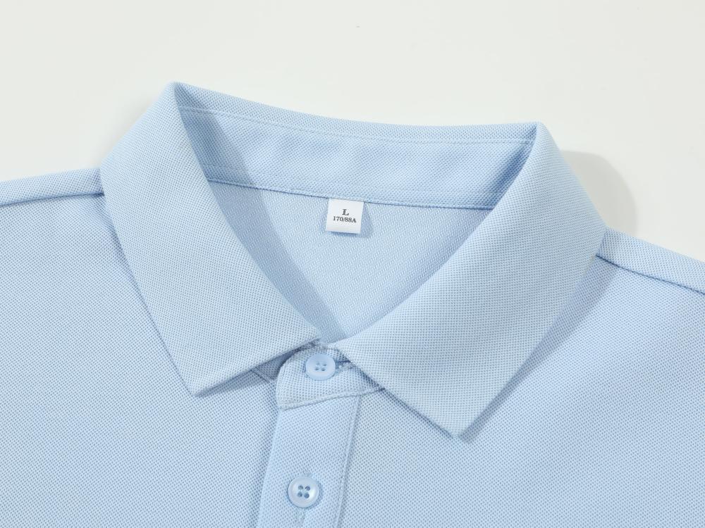 Solona Ice Silk Collared Polo T-Shirt for Office and Group Wear, Short Sleeve with Logo Print.