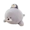Sea Cuter Lion Animal Dolls With Penguin Design On Top Of The Head For Kids Gift