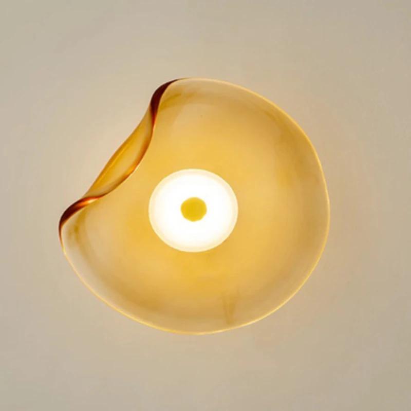 Modern Design Wall Light Glass Nordic Bedroom LED Light Restaurant Entrance Atmosphere Lighting Home Decoration Lighting Fixture