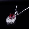 European & American Light Luxury Teardrop Necklace - Women's Unique Niche Design X450