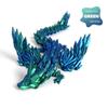3D Printed Dinosaur Wyvern Figurine with Movable Wings & Joints - Dragon Egg Toy Action Figure