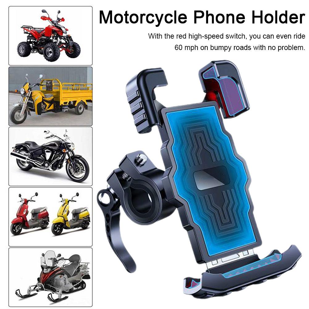 Yoke 60 Nut Cap Motorbike Mount & Strong Grip Holder for iPhone 12 fits Triumph (sku 58256)