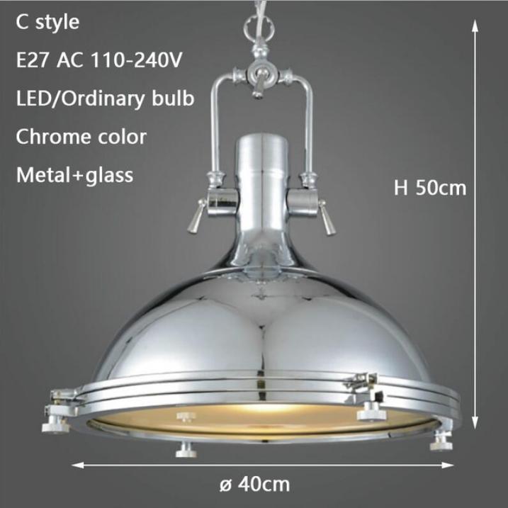 3 style Loft retro Industrial hanging Hardware metals pendant lamp vintage E27 LED lights Kitchen