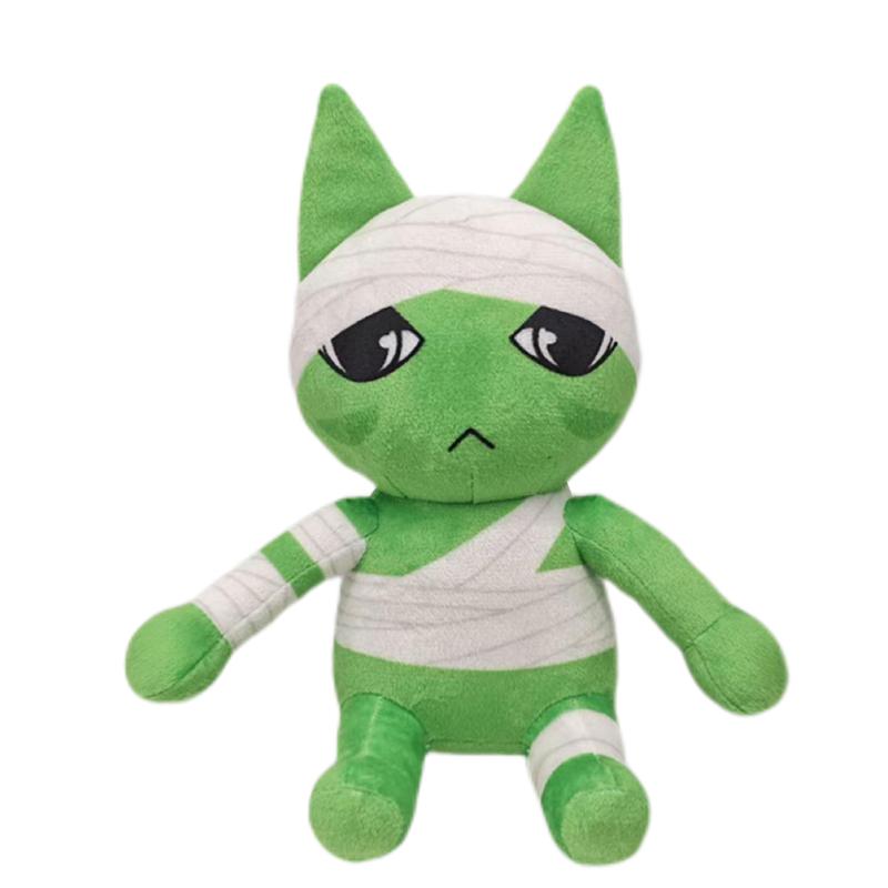 25-33cmHorror Animal Hospital Plush ToyBlue Dog Soft Stuffed Cartoon Doll CollectibleFor Adult Fans Home Decoration Cuddly Gift