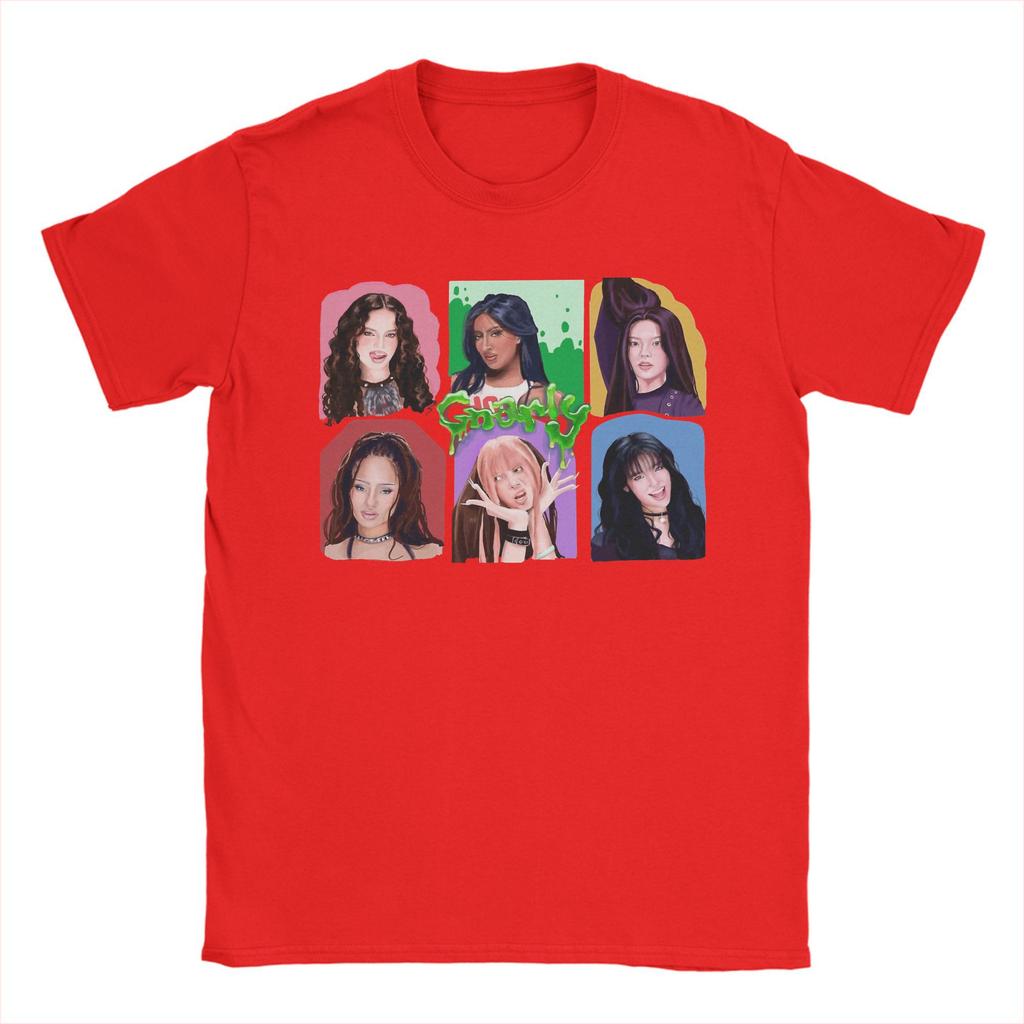 Gnarly Katseye Band T Shirt Beach  Vintage T-Shirts Cotton Fashion Tshirt For Unisex Short-Sleeved Casual Top Tees