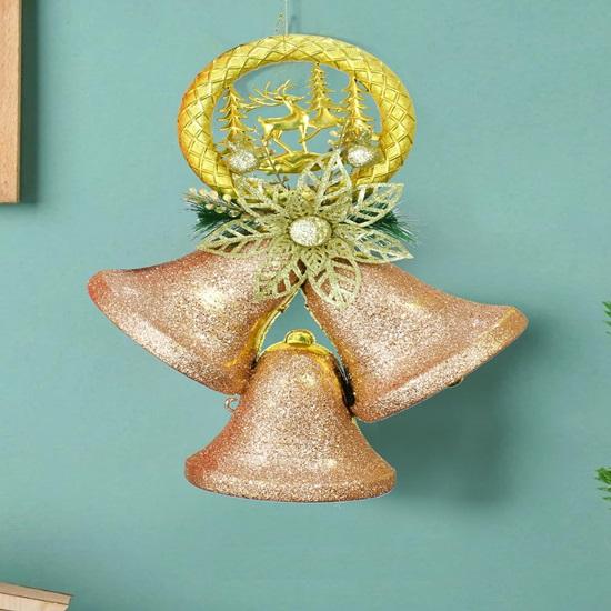 Weihnachtsbaum-Dekorationsartikel, große Glocken, Wand, Tür, Baum, hängende Ornamente, Requisiten, Weihnachtszubehör, 1 Stück, Artikel für die Kirche zu Hause