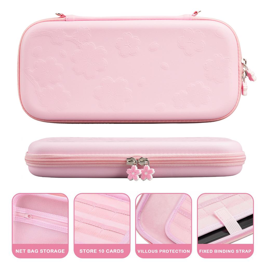 For Nintend Switch 2/LITE/OLED Portable Storage Bag EVA Shock Resistant Waterproof Protective Case Game Console Accessories