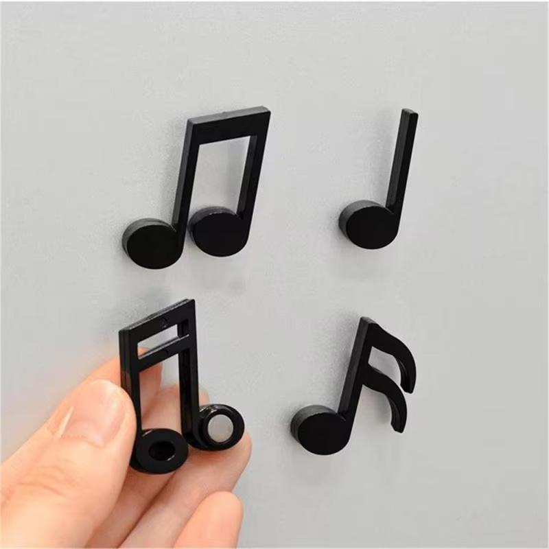 6-Piece Set Of Music Note Refrigerator Magnets Creative Music Note Refrigerator Magnets Photos Comments Stickers Home Decoration