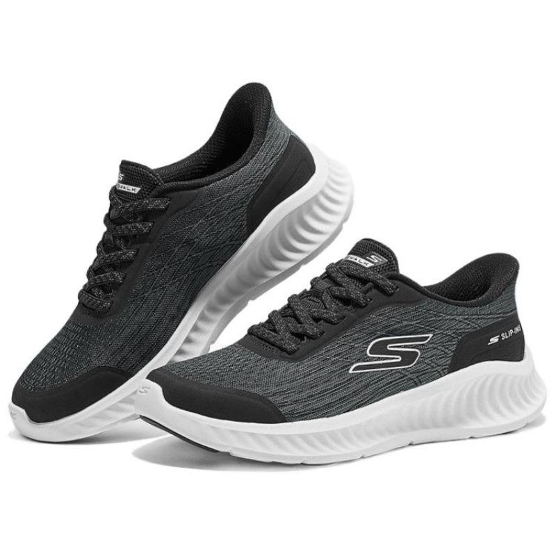 Skechers MEN'S GO WALK Women Comfort Versatile Low Top Walking Shoes Black 125664-BKW