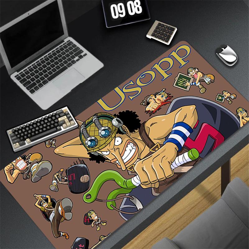 Mouse Pads Fashion Brand Desk Mat Protector Gaming One Piece Mousepad Office Table Decor Keyboard Long Pad Computer Gamer Mats