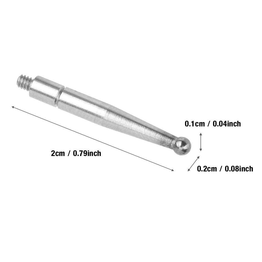 

2Pcs Lever Indicators Indicator Tips 312b-2 Interapid Indicator TipsProbe Tungsten Steel Dial Test Indicator Tip Point for Lever Percentiles Ruby hands*2