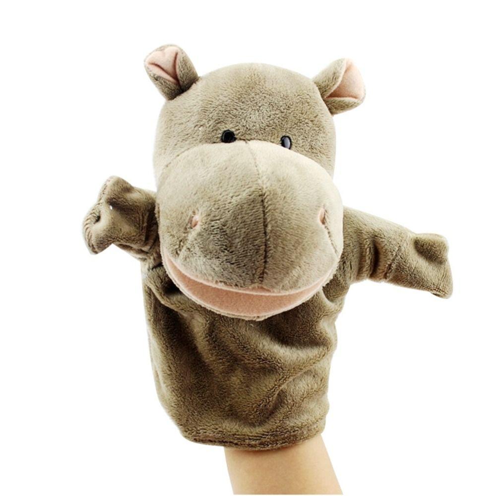 Cartoon Plushed Doll Soft Anime Doll Universal Hand Finger Puppet Narrate