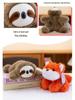 Plush Capybara & Sloth Doll from Dingdang Pocket Treasure
