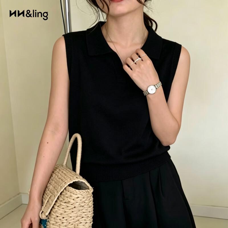 Women s Polo Neck Short Sleeve Knit Top One Size