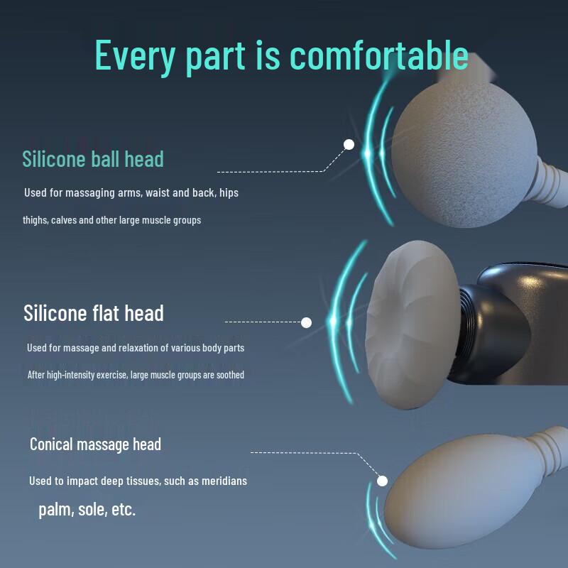 Hezheng Mini Portable Muscle Massager CN Plug (adapter Included)