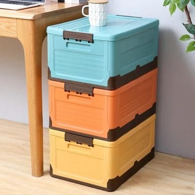 Contenitore pieghevole multifunzione pieghevole contenitore organizer in plastica per articoli vari con coperchio 1 pz.