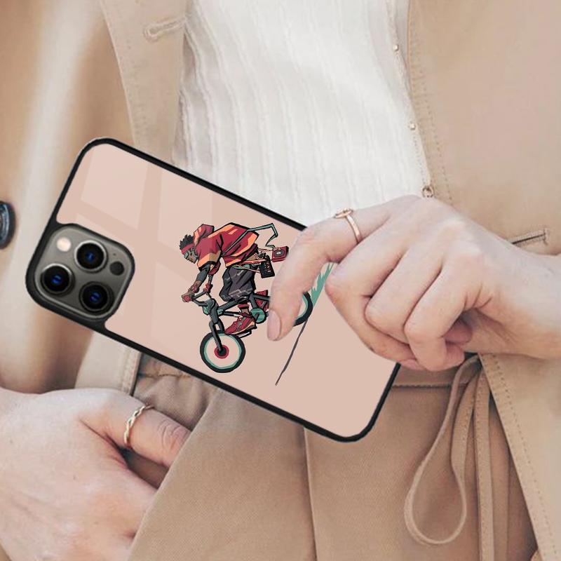 

BIKE CYCLING art Magnetic Phone Case For APPLE iPhone 17 Air 16 14 13 12 Pro Max 15 Plus Wireless Charge With MagSafe Cover iPhone 13mini