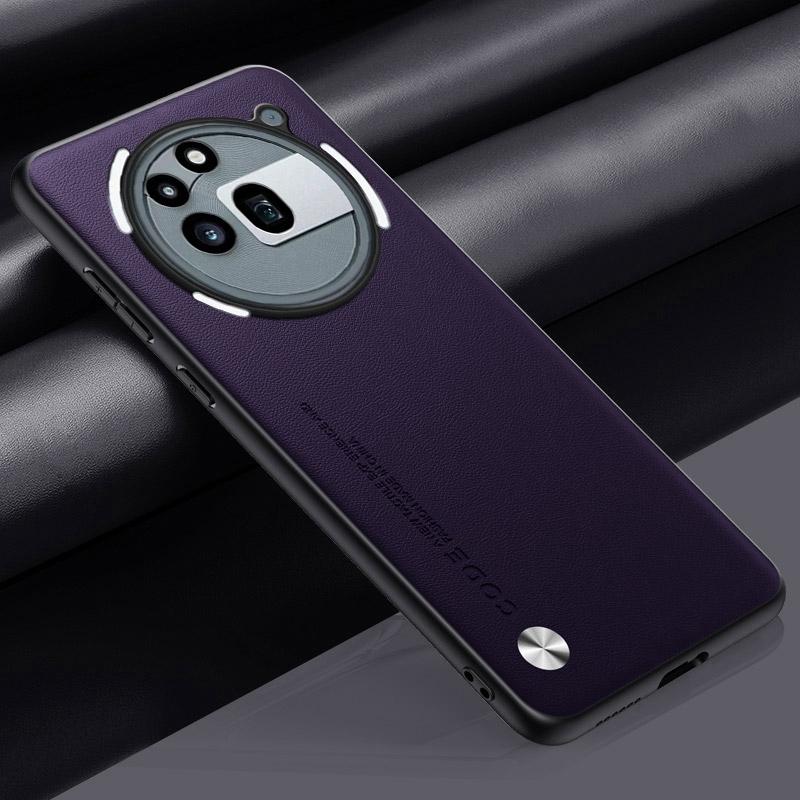 Luxusní PU kožené pouzdro For Nothing Phone 3A Pro Zadní kryt Matný silikon Plná ochrana Telefon Pouzdro For Nothing Phone3A Pro 5G