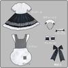 Plaid Maid Red and with Sexy and Cute Adult Dress with Socks [RPFLQ] Outfit, Black, Bow, Christmas, Cosplay, Halloween, Women's, Apron, Headband,