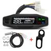 Mini Universal Drehzahlmesser für Motorrad LCD Digitaler Tacho Kilometerzähler Elektromotorrad Geschwindigkeitsmesser Moto Zubehör