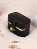 1pc Portable Jewelry Storage Box Travel Organizer Jewelry Case Leather Storage Earrings Necklace Ring Jewelry Organizer Display